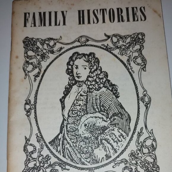 1969 Family Histories: Genealogical Book Company Handheld Pamphlet-Poor/AS IS - Picture 1 of 7